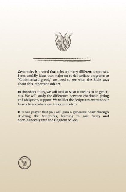 A Life of Generosity