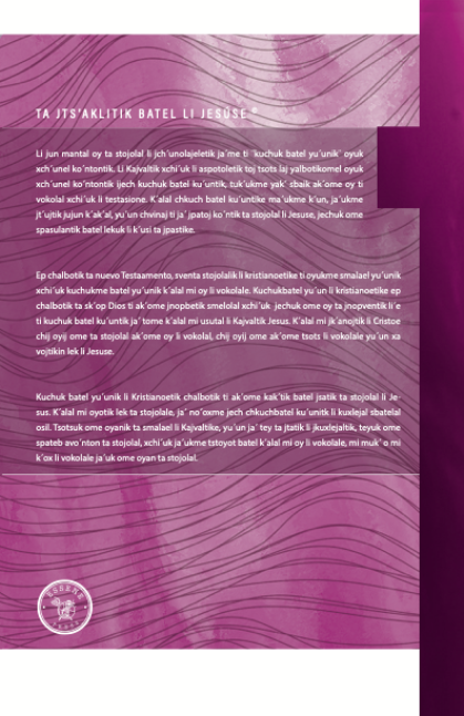 Perseverancia Cristiana Tzotzil