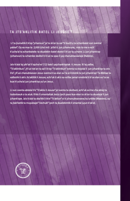 Sigue a Jesús Tzotzil