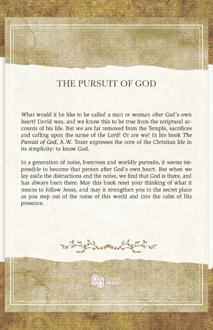 The Pursuit of God