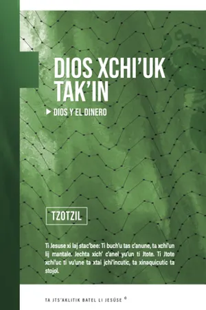 Front cover of Dios y el Dinero Tzotzil