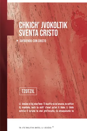 Front cover of Sufriendo con Cristo Tzotzil