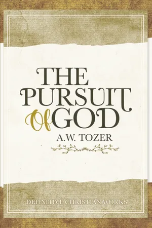 Front cover of The Pursuit of God
